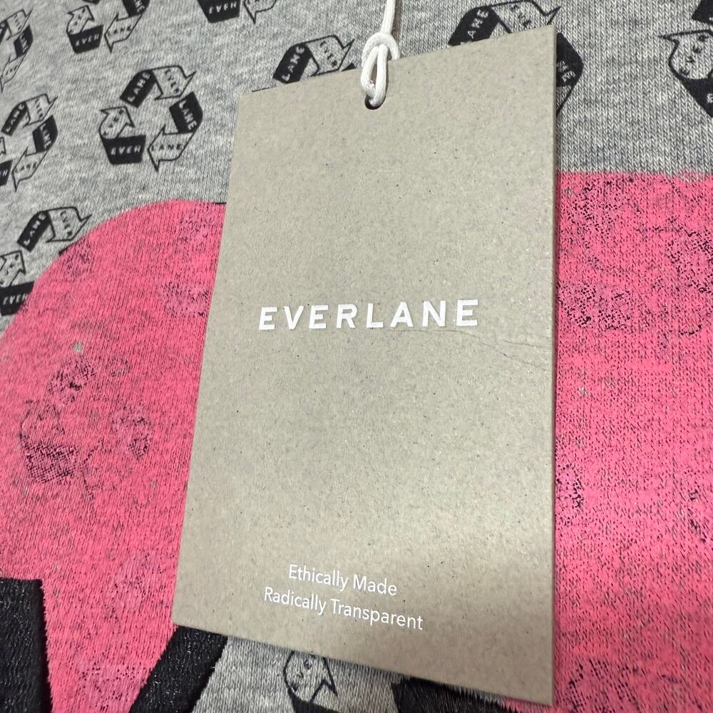 NWT Everlane L ReTrack Sweatshirt Oversized Recycled Earth Day Gray Soft $98 - Picture 8 of 13